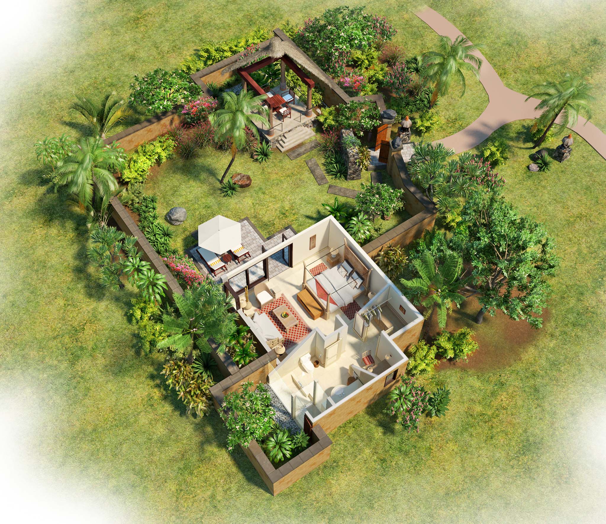 Luxury Villa With Private Garden