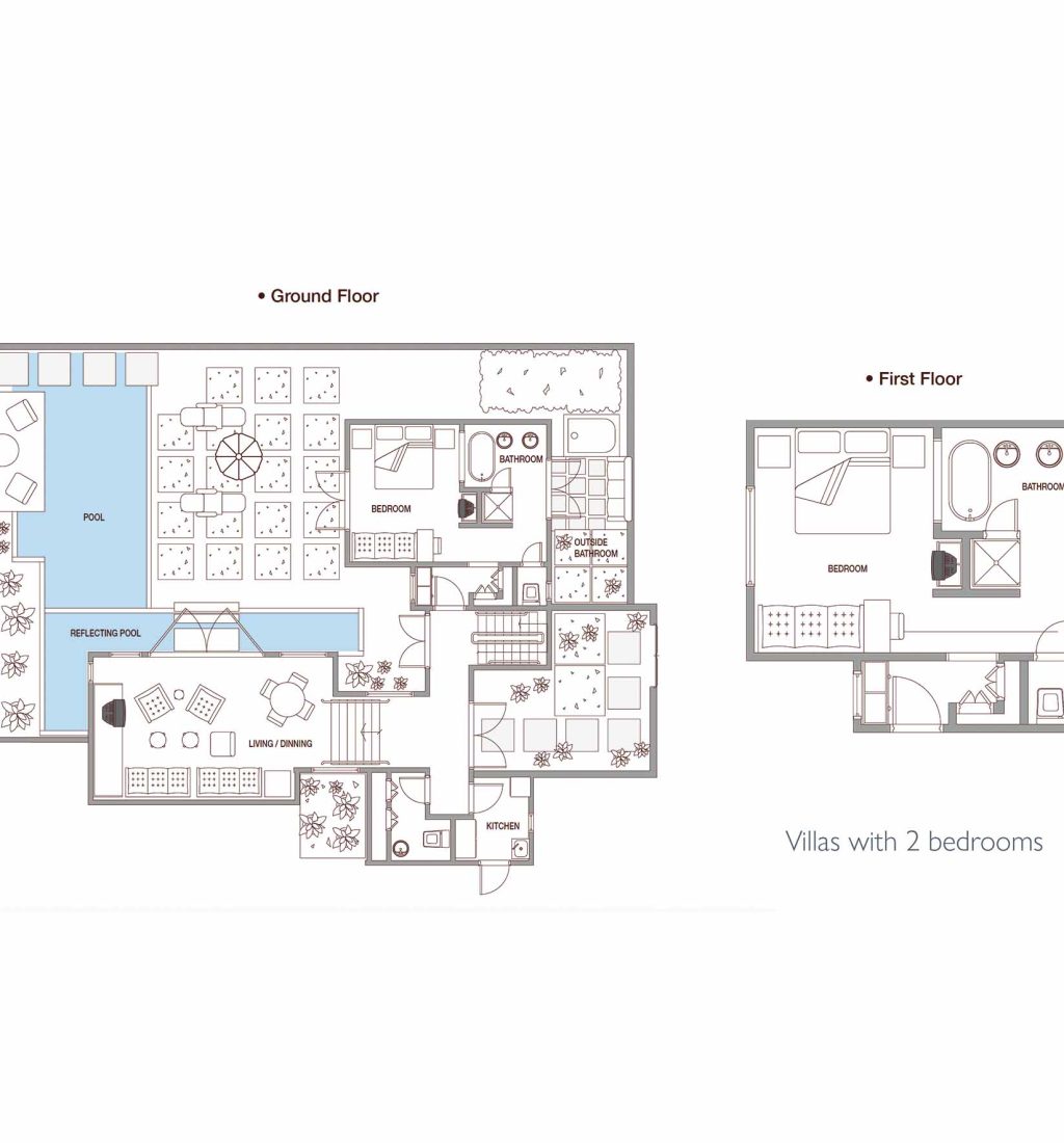 Pool Villa - 2 soveværelser