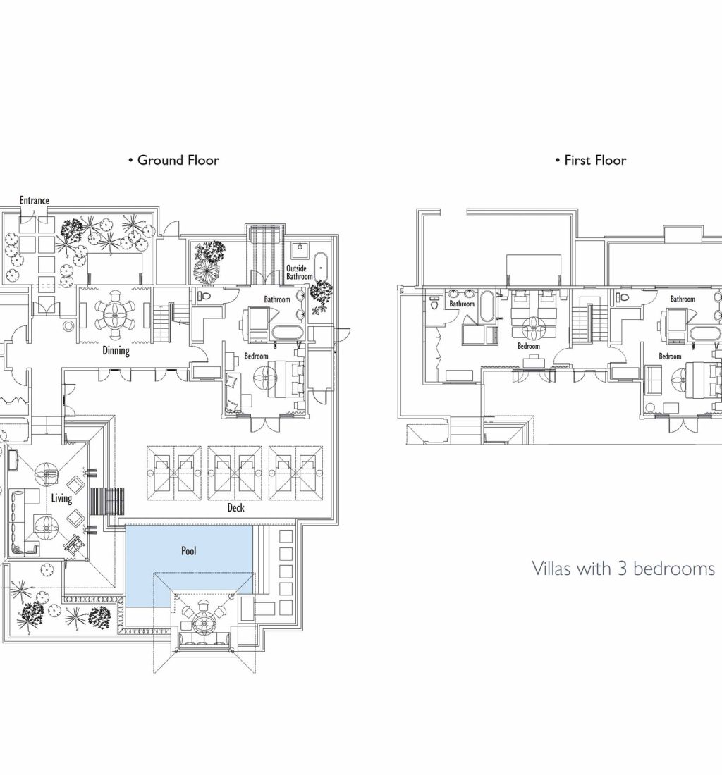 Pool Villa - 3 soveværelser