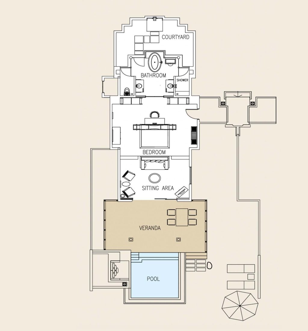 Sunset Beach Suite with Pool