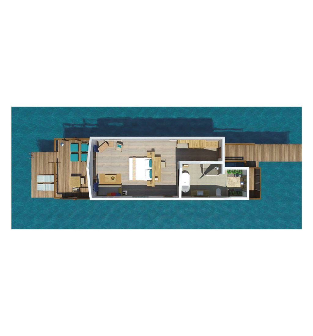 Water Villa — Plantegning