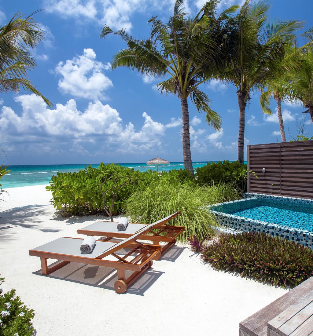 Beach Villa med Pool